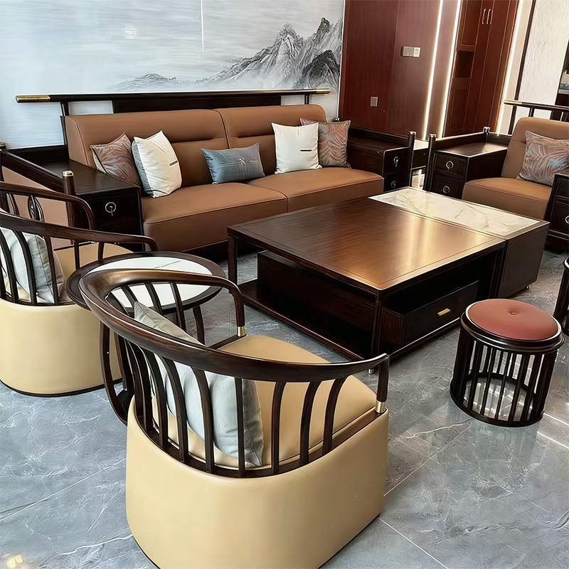 How can the colors of wood be matched to create a more harmonious and aesthetically pleasing effect for different styles of solid wood furniture?